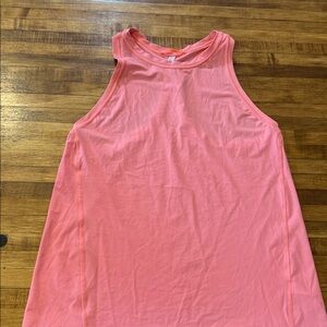Athleta fluorescent Coral Tank Top XXS (g1)